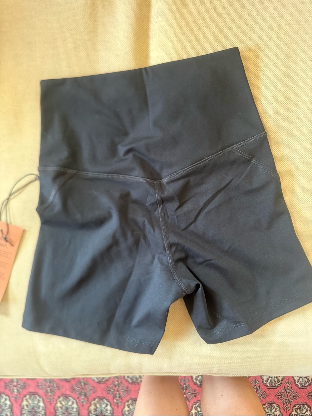 Women’s High-Waist Black Athletic Shorts